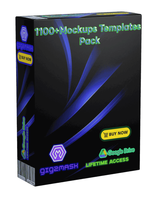 1100+Mockups Templates Pack