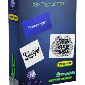 80+Typograpy Templates Pack